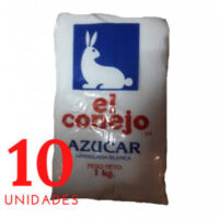 AZUCAR BLANCA EL CONEJO 10 x 1 K (FOLIO)