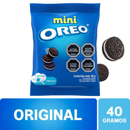 GALLETA MINI OREO ORIGINAL x 40 g