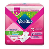 TOALLA HIGIENICA NOSOTRAS NORMAL ULTRA DELGADA T/SUAVE x 8 ud