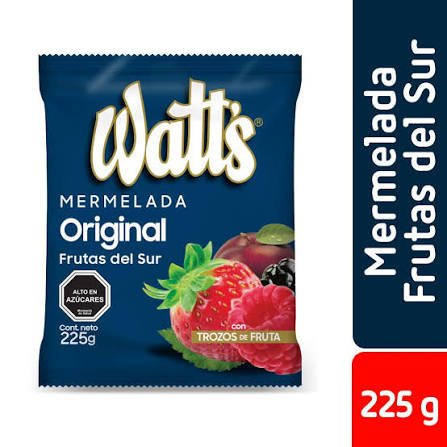 MERMELADA WATT´S FRUTILLA x 225 g