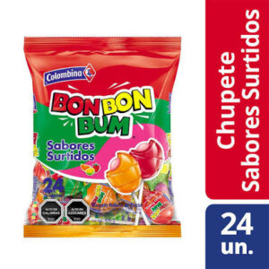 CHUPETE BON BON BUM SURTIDO 24 x 456 g