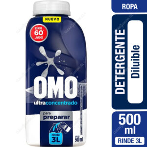 DETERGENTE OMO LIQUIDO ULTRA POWER PARA DILUIR BOT x 500 cc