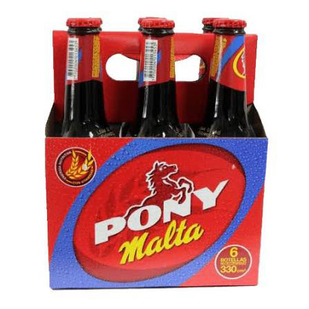 BEBIDA DE MALTA PONY MALTA BOTELLIN 6 x 330 ml